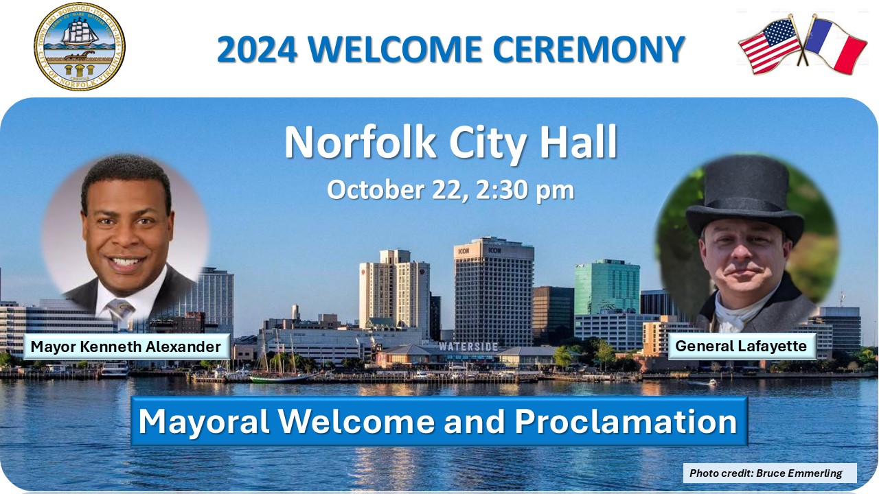 City of Norfolk Welcome Ceremony